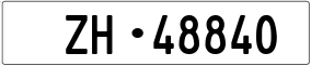 Truck License Plate